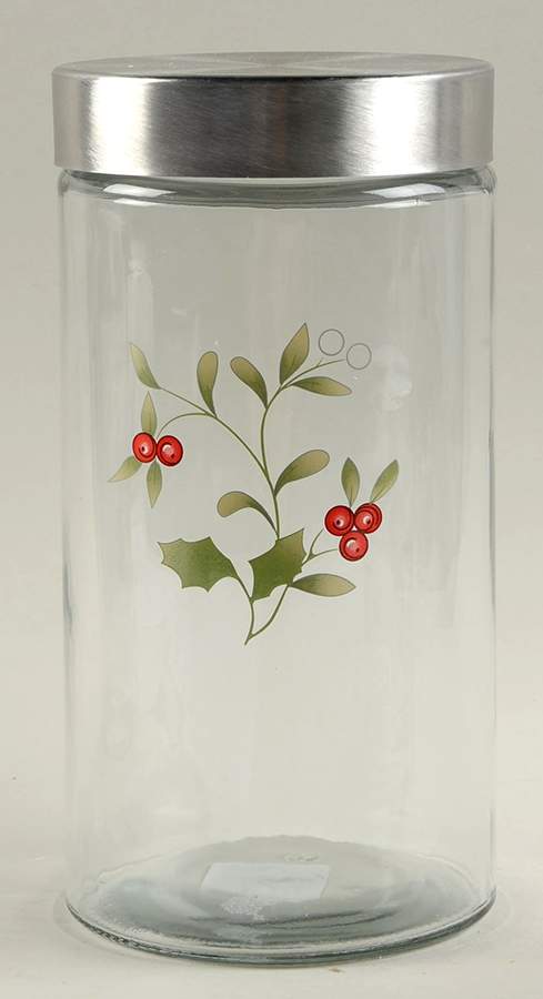 Winterberry Large Glassware Canister by Pfaltzgraff-1