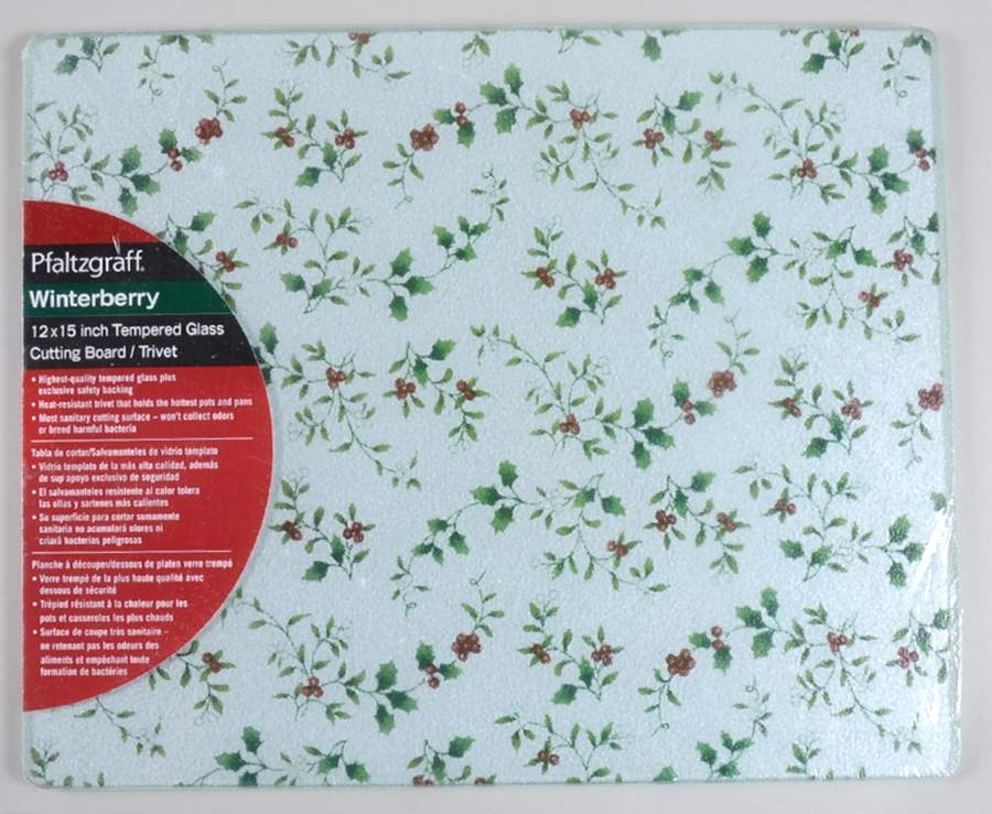 Winterberry Rectangular Glassware Cutting Board by Pfaltzgraff-1