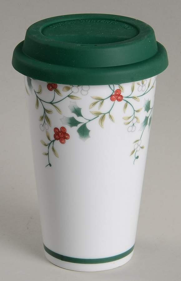 Winterberry Travel Mug & Silicone Lid by Pfaltzgraff-1