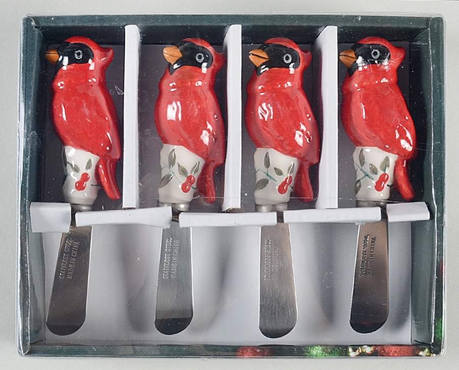 Winterberry Individual Spreader - Set of 4 by Pfaltzgraff-1