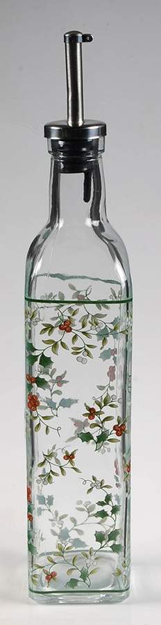 Winterberry Glass Oil with Drizzle Spout by Pfaltzgraff-1
