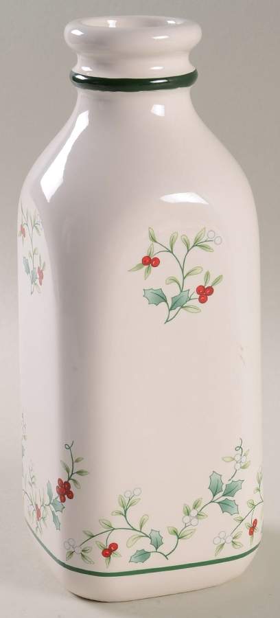 Winterberry Milk Bottle No Silicone Lid by Pfaltzgraff-1