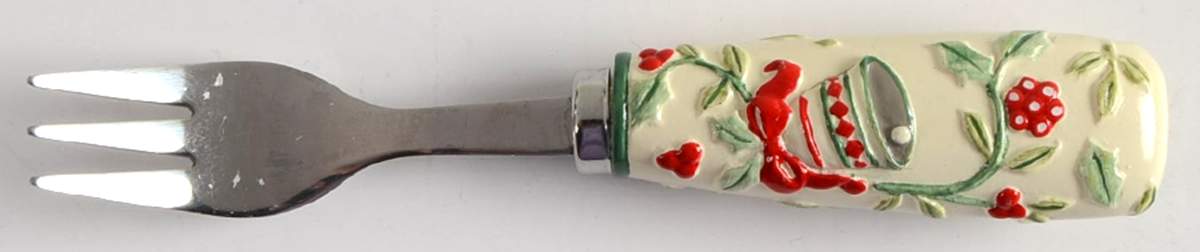 Winterberry Resin Handle Hors d'Oeuvre Fork by Pfaltzgraff-1