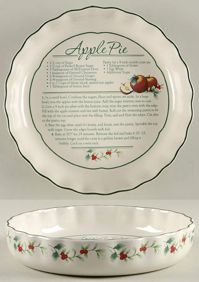 Winterberry 9" Pie Baking Plate by Pfaltzgraff-1