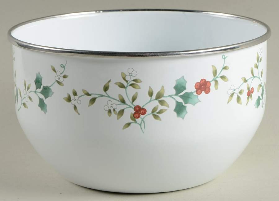 Winterberry 7" Metal Bowl by Pfaltzgraff-1