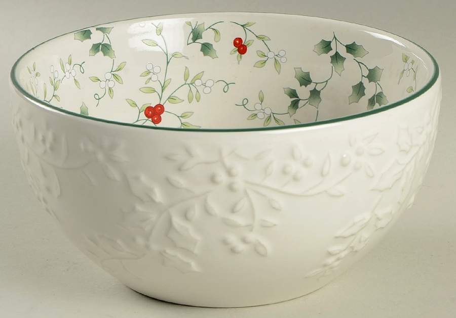 Winterberry 6" Embossed Bowl by Pfaltzgraff-1