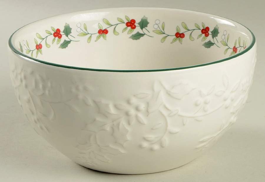 Winterberry 6" Embossed Bowl by Pfaltzgraff-1