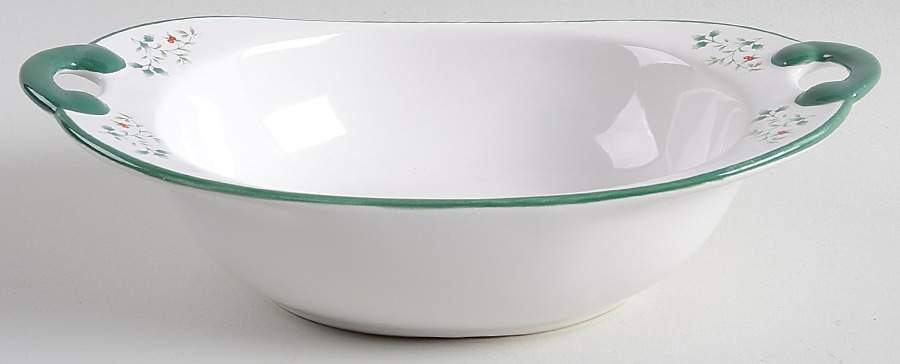 Winterberry 9" Nesting Handled Oval  Serving Bowl by Pfaltzgraff-1