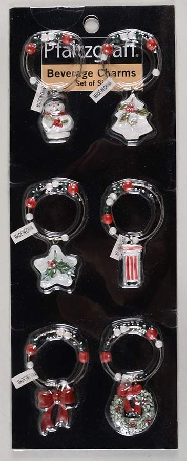 Winterberry Wine Markers (Box Set of 6) by Pfaltzgraff-1