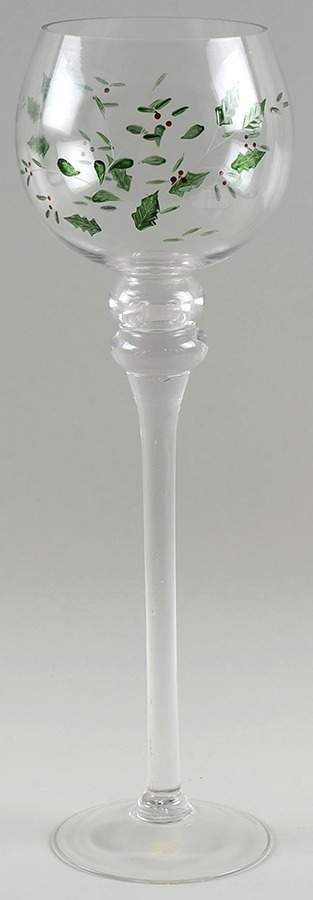 Winterberry 15" Glassware Candlestick by Pfaltzgraff-1