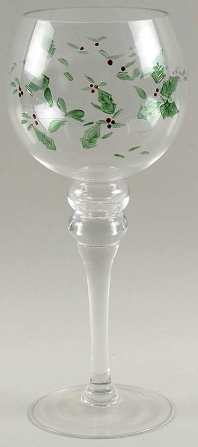 Winterberry 11" Glassware Candlestick by Pfaltzgraff-1