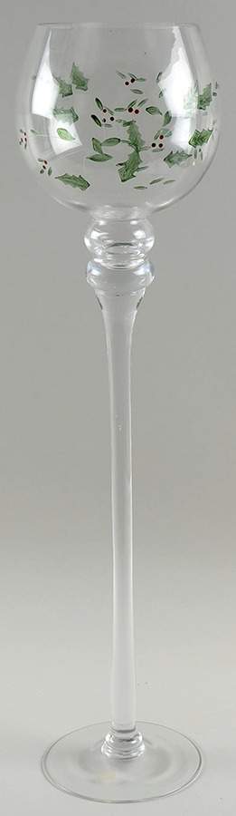 Winterberry 15" Glassware Candlestick by Pfaltzgraff-1