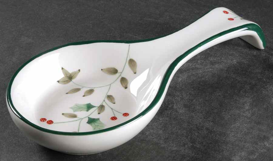 Winterberry Spoon Rest/Holder (Holds 1 Spoon) by Pfaltzgraff-1