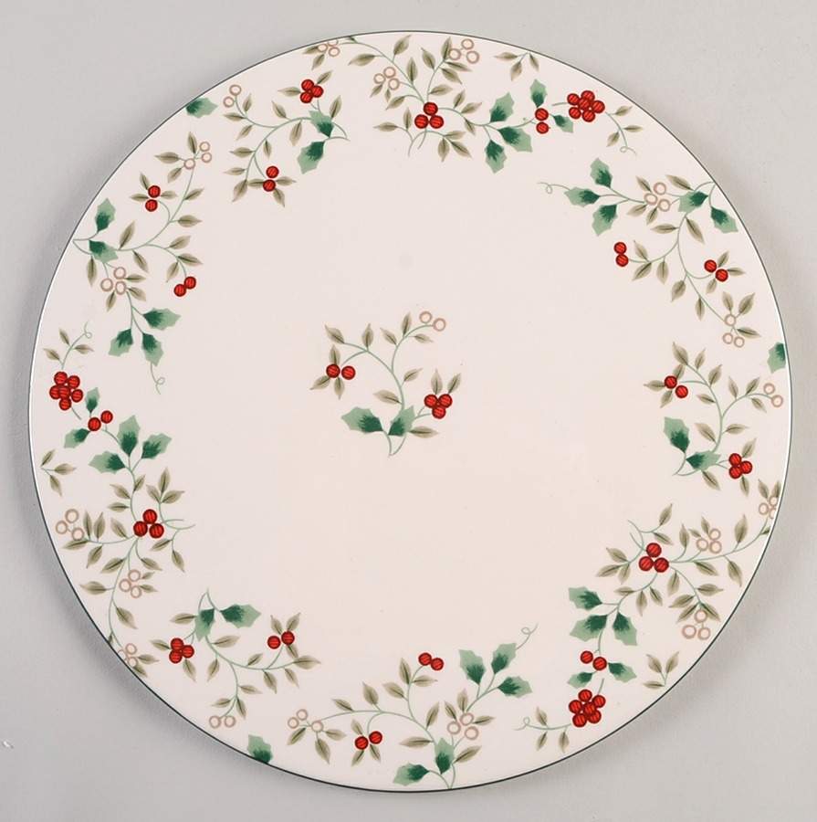 Winterberry Cake Plate by Pfaltzgraff-1