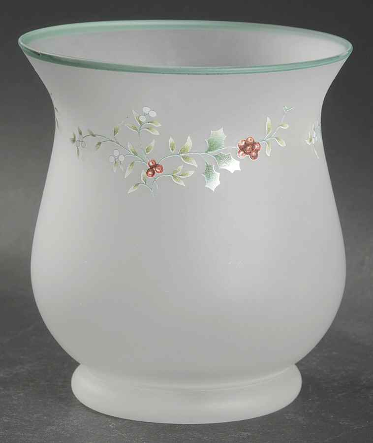 Winterberry 6" Glassware Hurricane by Pfaltzgraff-1