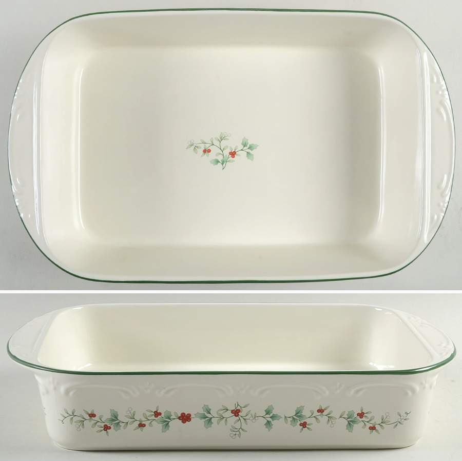 Winterberry 15" Rectangular Baker by Pfaltzgraff-1