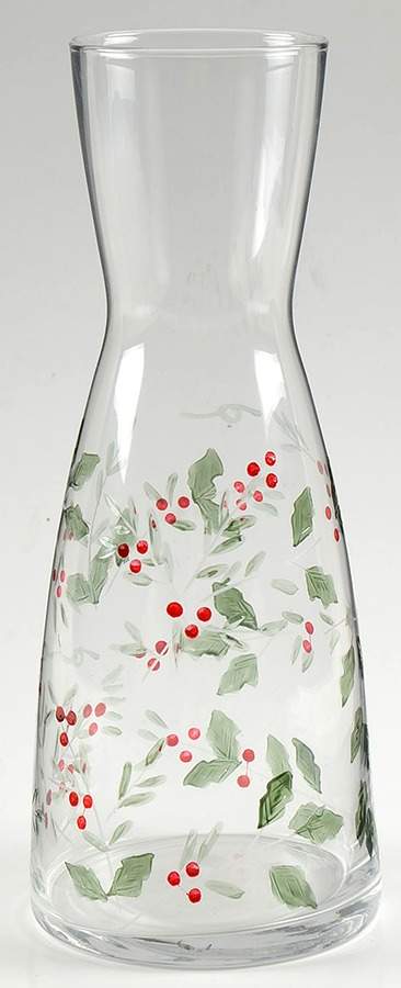 Winterberry Glassware-Carafe by Pfaltzgraff-1