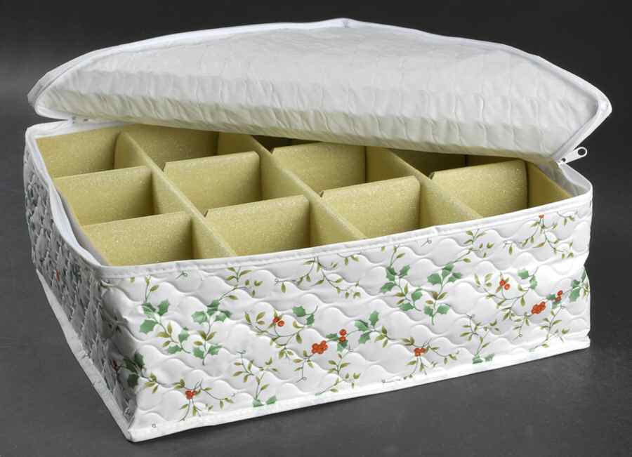 Winterberry Cup/Mug Storage Bag/Case (Holds 12) by Pfaltzgraff-1