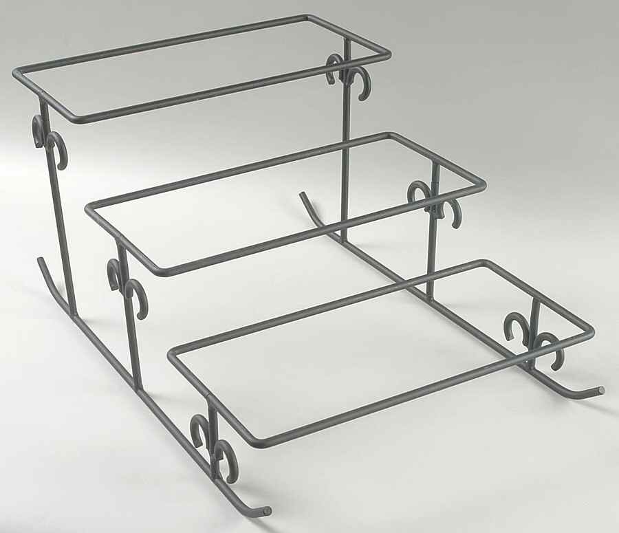 Winterberry Buffet Stand-Metal/3 Step-Stand by Pfaltzgraff-1