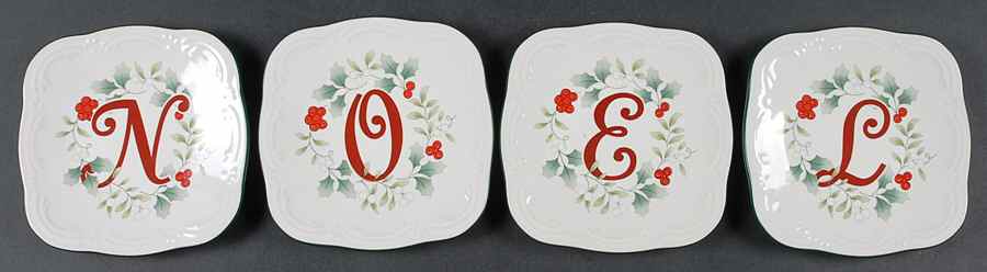 Winterberry Noel Dish - Set of 4 by Pfaltzgraff-1