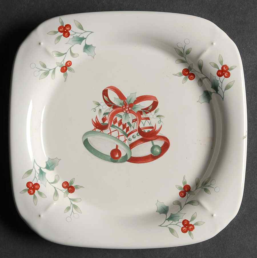Winterberry Square Candle Plate by Pfaltzgraff-1