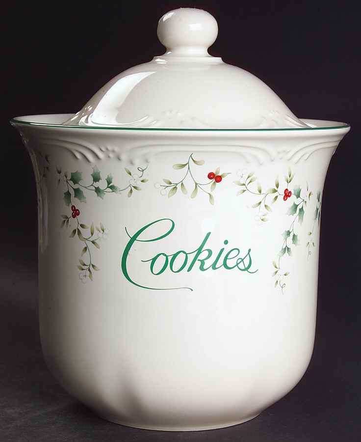Winterberry Cookie Jar & Lid by Pfaltzgraff-1
