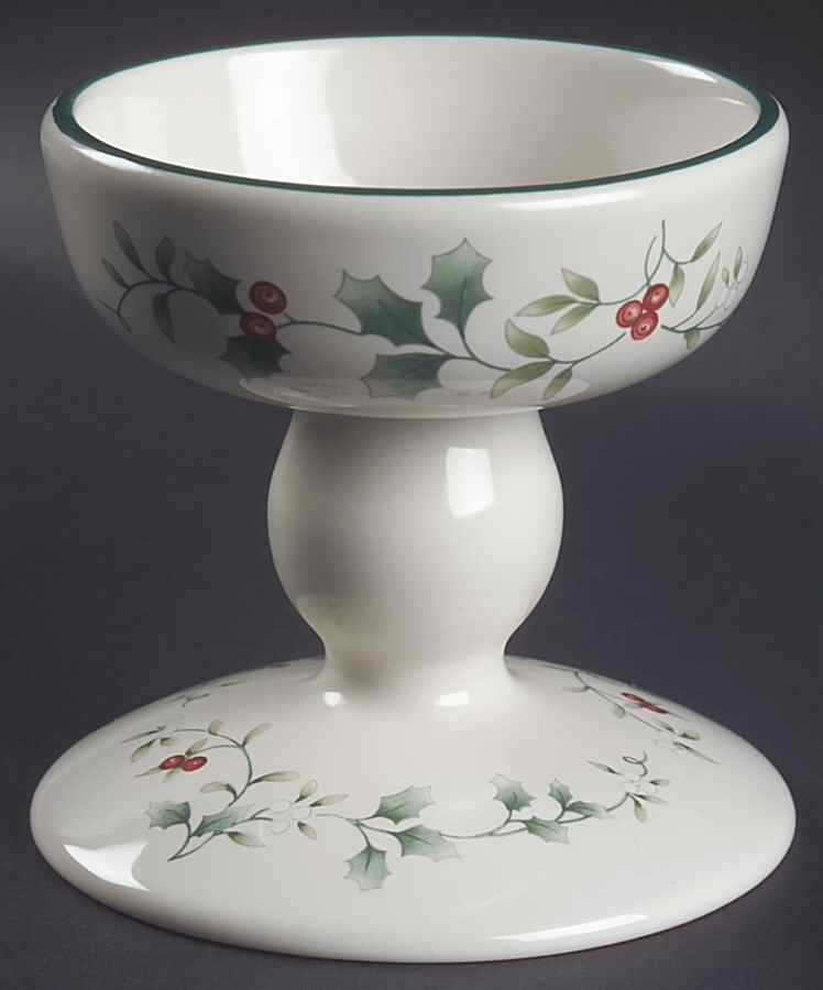 Winterberry Pedestal Candlestick by Pfaltzgraff-1