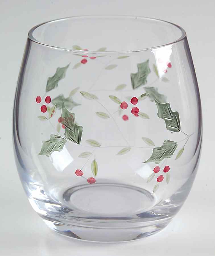 Winterberry Glassware Votive Candleholder by Pfaltzgraff-1
