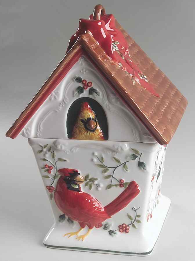 Winterberry Figural Cookie Jar & Lid by Pfaltzgraff-1