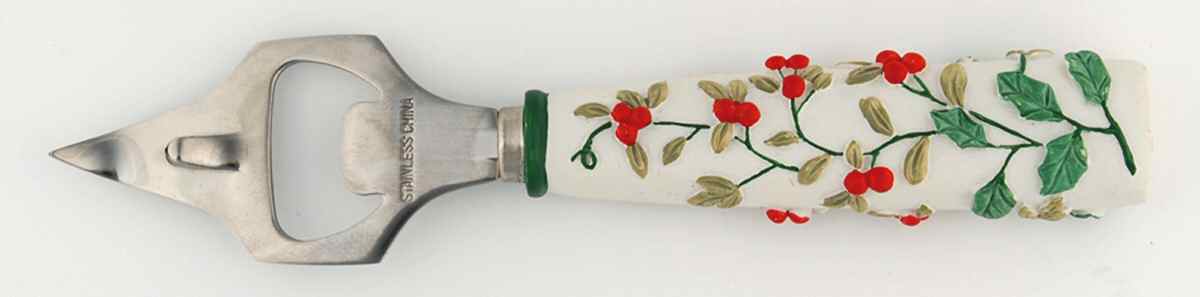 Winterberry Resin Handle Bottle/Can Opener by Pfaltzgraff-1
