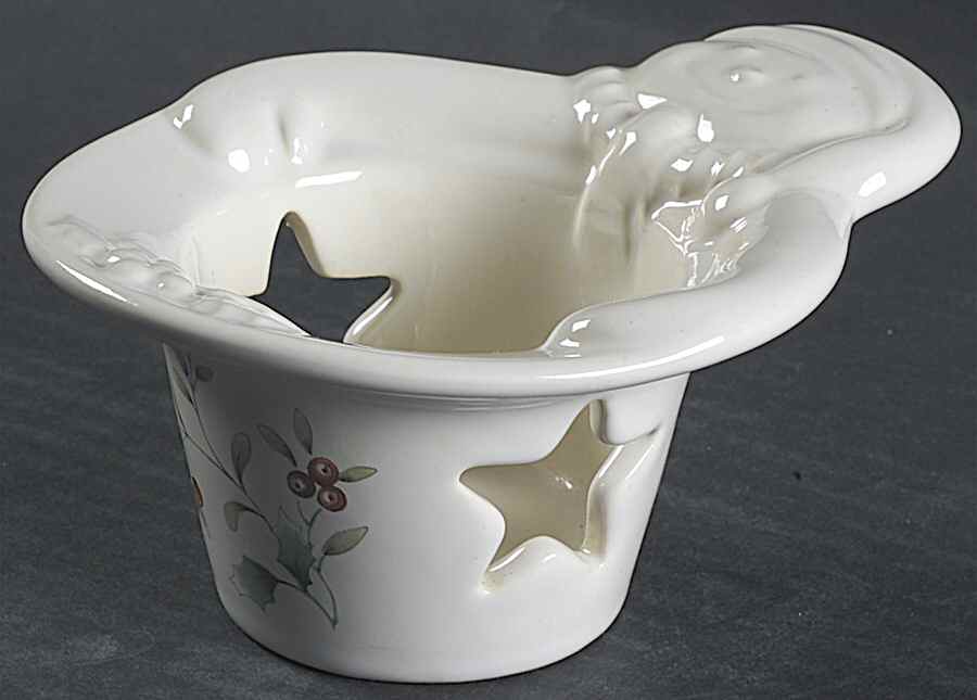 Winterberry Snowman Votive Candleholder by Pfaltzgraff-1