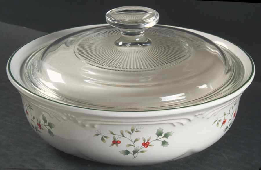 Winterberry 1 Qt Round Covered Casserole by Pfaltzgraff-1