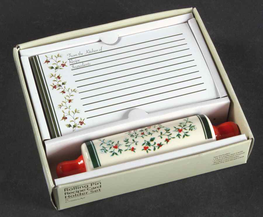 Winterberry Figural Recipe Card Holder by Pfaltzgraff-1