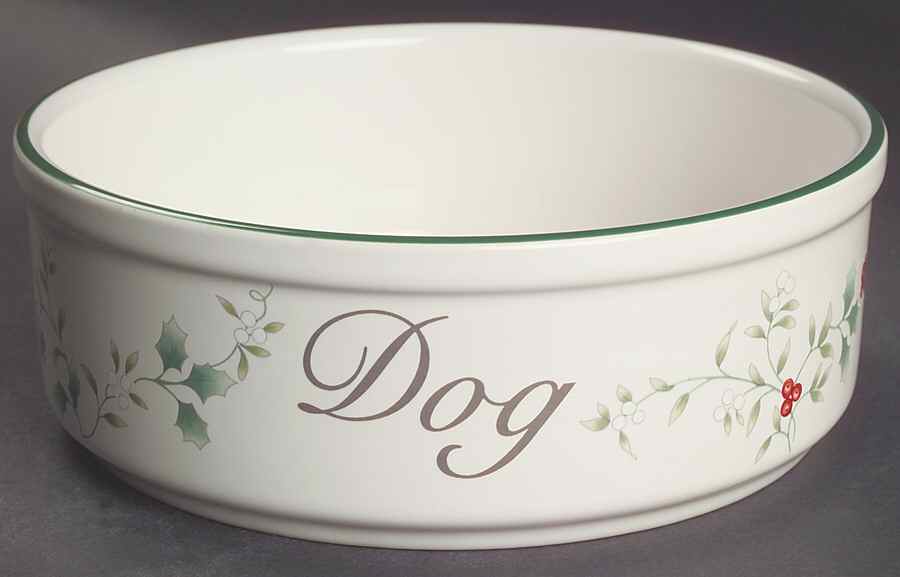 Winterberry Medium Pet Bowl by Pfaltzgraff-1