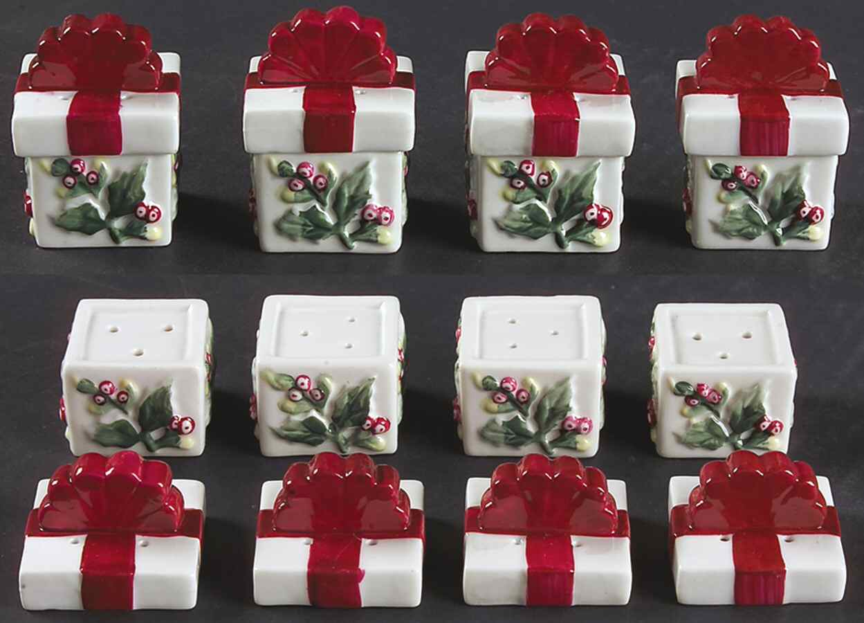Winterberry Individual Figural Salt & Pepper - Set of 4 by Pfaltzgraff-1