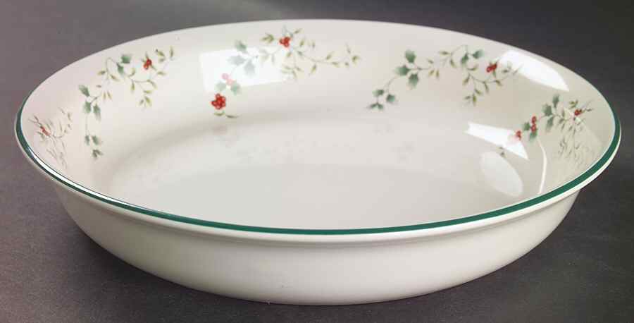 Winterberry Deep Pie Serving Plate by Pfaltzgraff-1