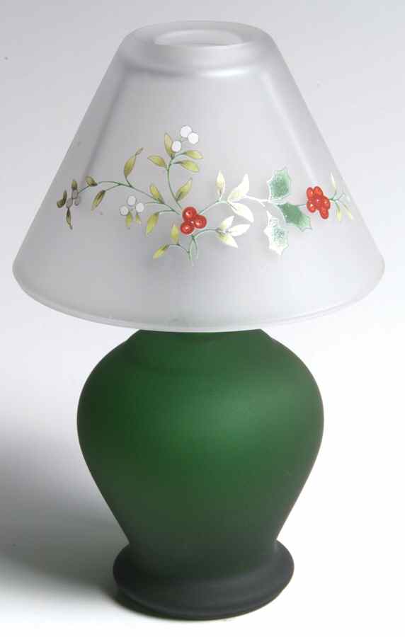 Winterberry Tea Light Lamp with Shade by Pfaltzgraff-1