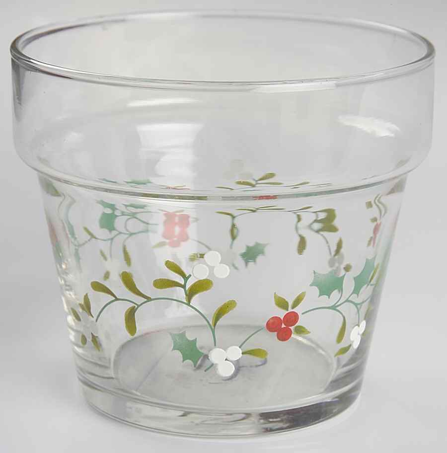 Winterberry Glassware Flower Pot/Votive by Pfaltzgraff-1