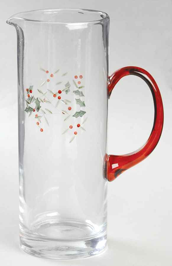 Winterberry Glassware Martini Pitcher by Pfaltzgraff-1