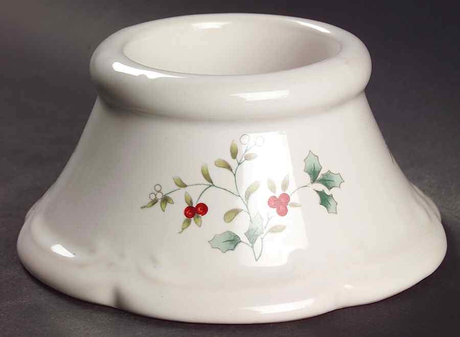 Winterberry Hurricane Lamp No Globe by Pfaltzgraff-1
