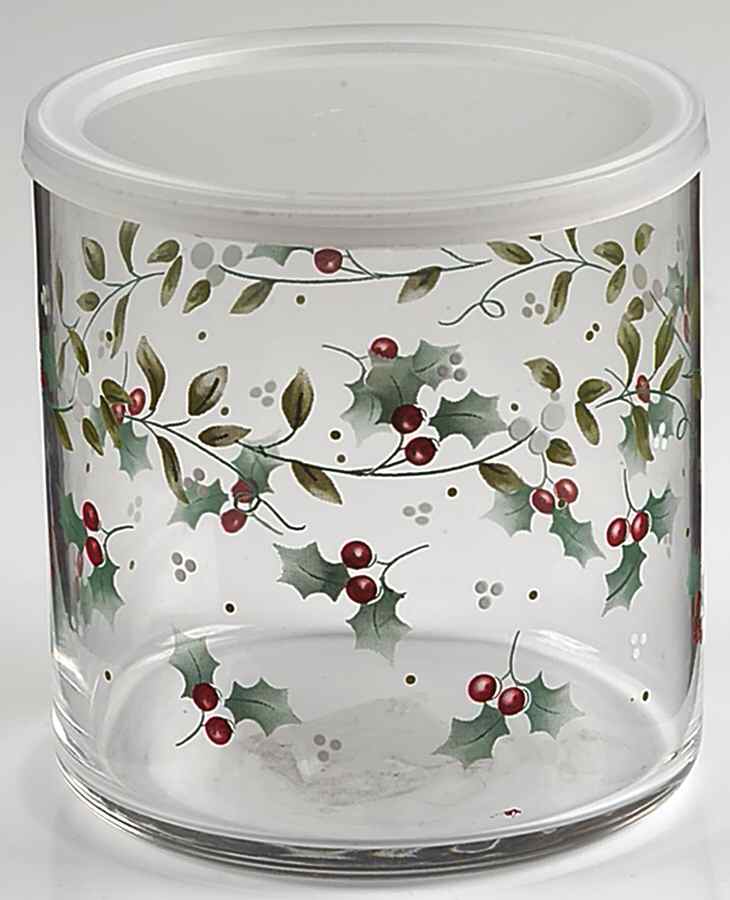 Winterberry Medium Glassware Storage Jar & Lid by Pfaltzgraff-1