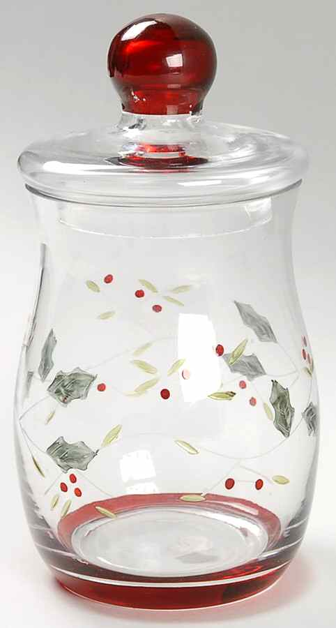 Winterberry Medium Glassware Canister by Pfaltzgraff-1