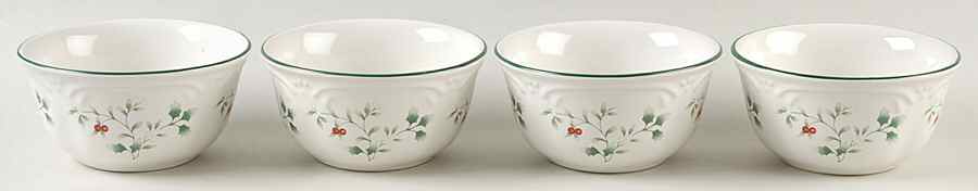 Winterberry Dessert Bowl - Set of 4 by Pfaltzgraff-1