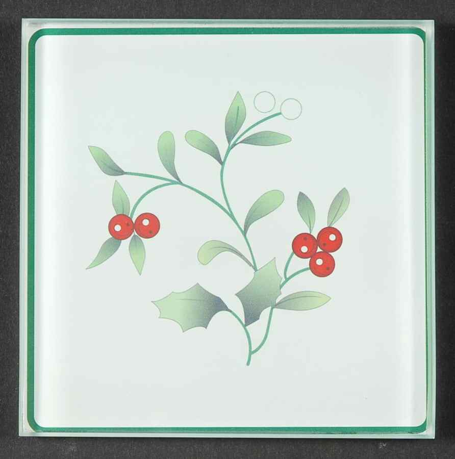 Winterberry Glassware Coaster by Pfaltzgraff-1