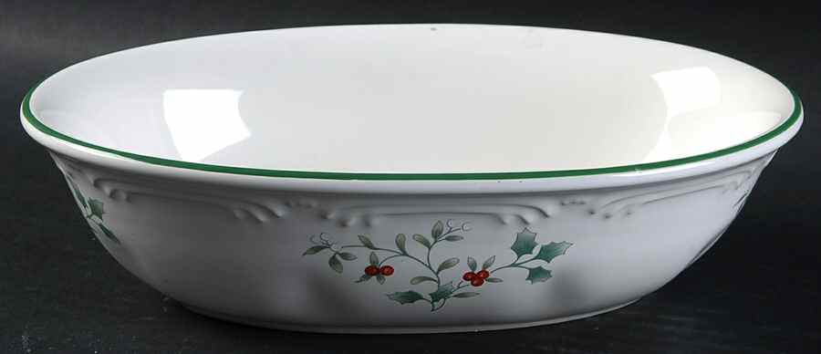 Winterberry 8" Oval Vegetable Bowl by Pfaltzgraff-1