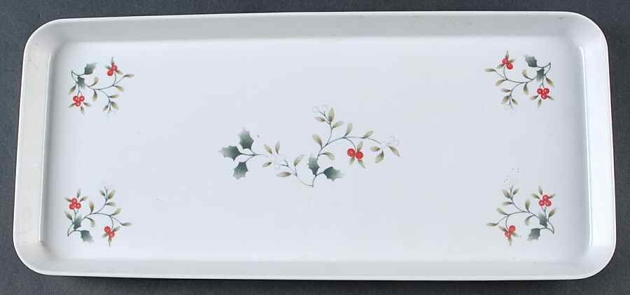Winterberry 13" Melamine Sandwich Tray by Pfaltzgraff-1