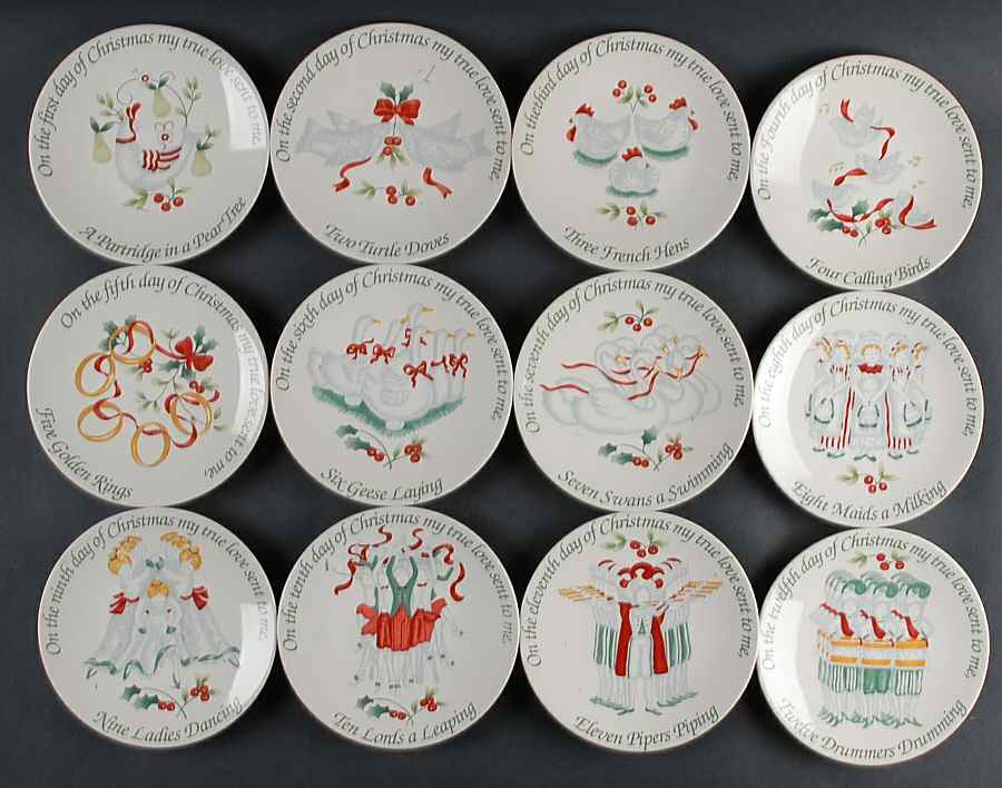 Winterberry Assorted Appetizer Plate - Set of 12 by Pfaltzgraff-1