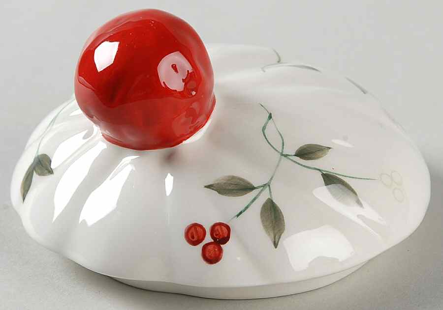Winterberry Stackable Snowman Head Lid Only by Pfaltzgraff-1