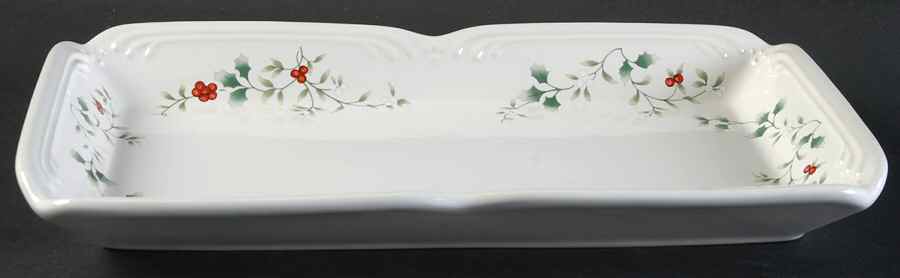 Winterberry Rectangular Tray 11" by Pfaltzgraff-1