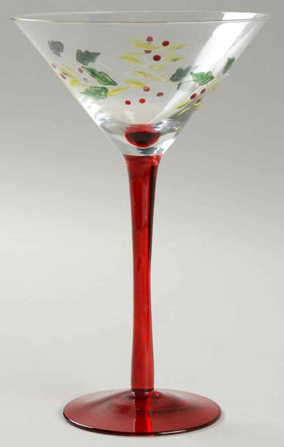 Winterberry Glassware Martini by Pfaltzgraff-1